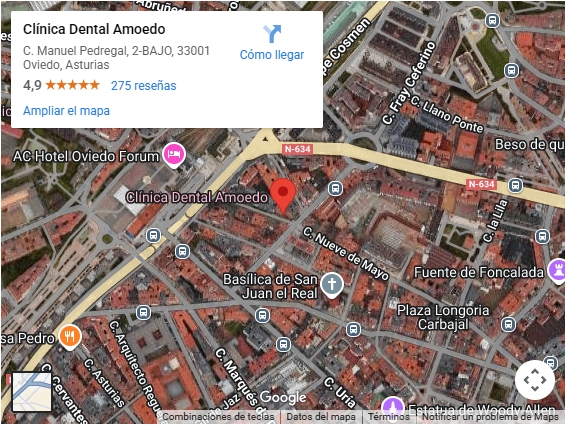 Dentista en Oviedo - Clínica Amoedo Contacto de dentista en oviedo